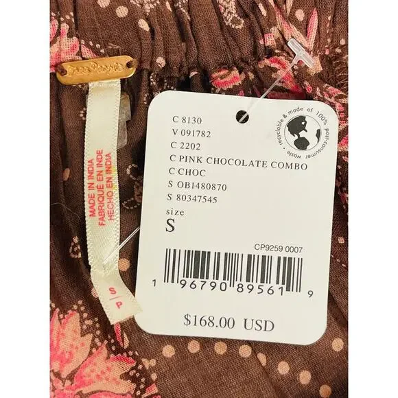 Free People NWT womens Golden Hour Maxi Dress size Small Boho Cottagecore - Picture 7 of 13